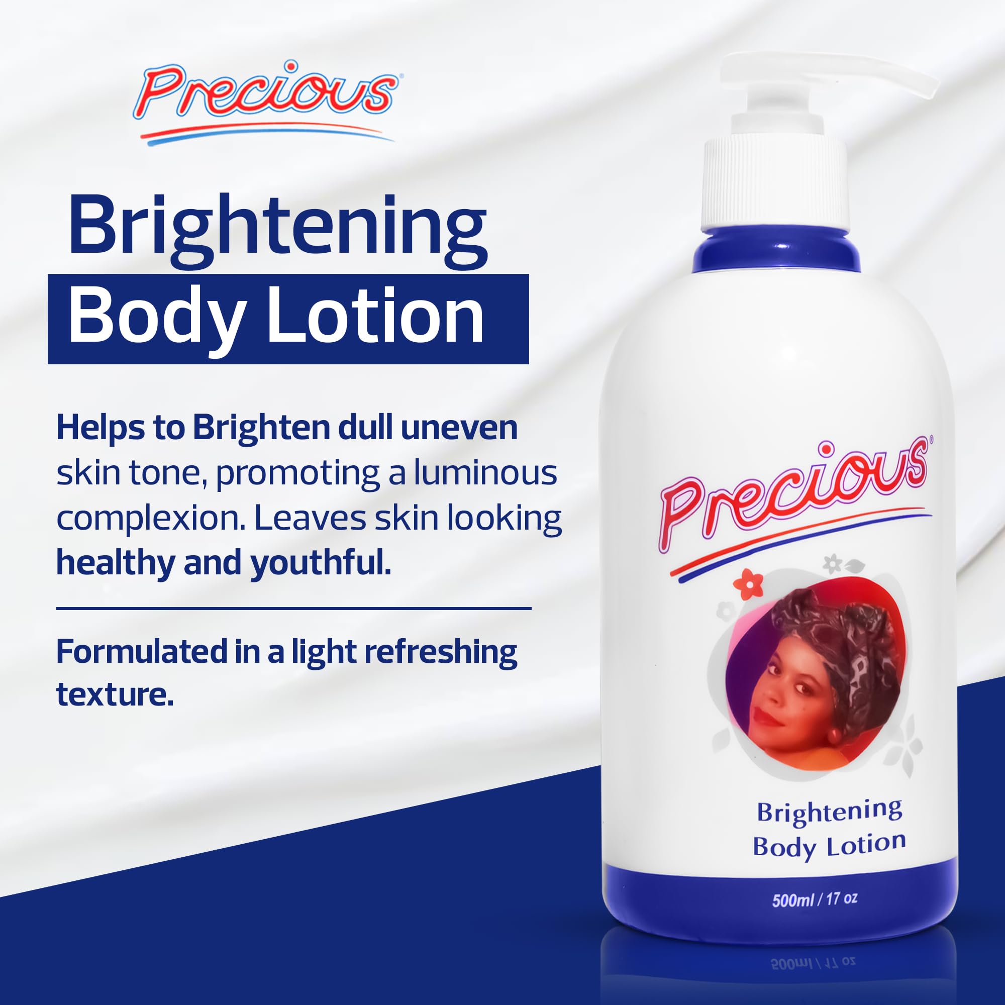 Precious Ultra Brightening Body Lotion 13.6 Floz / 400ml - with